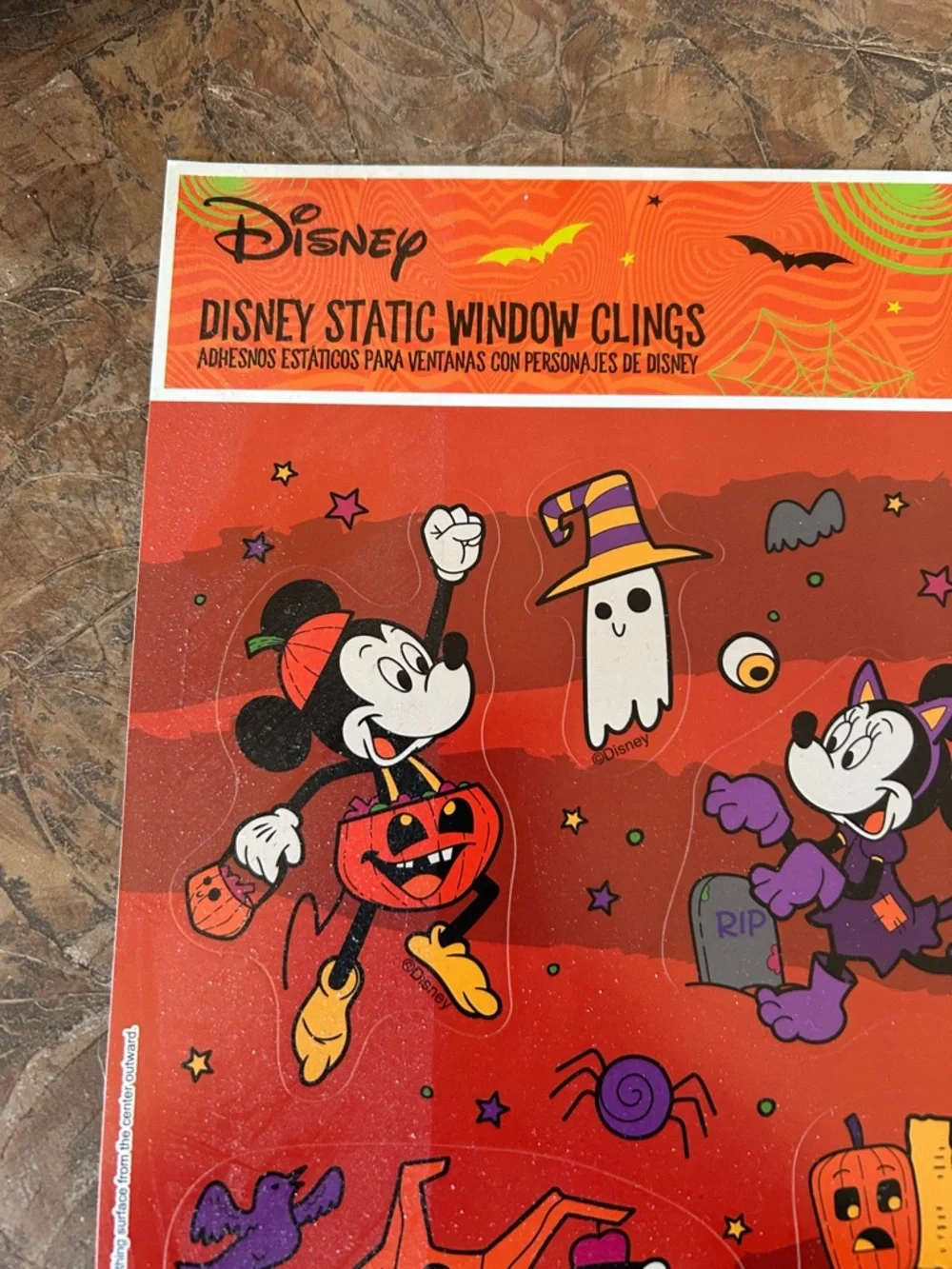 Disney Friends Happy Halloween Static Window Clings